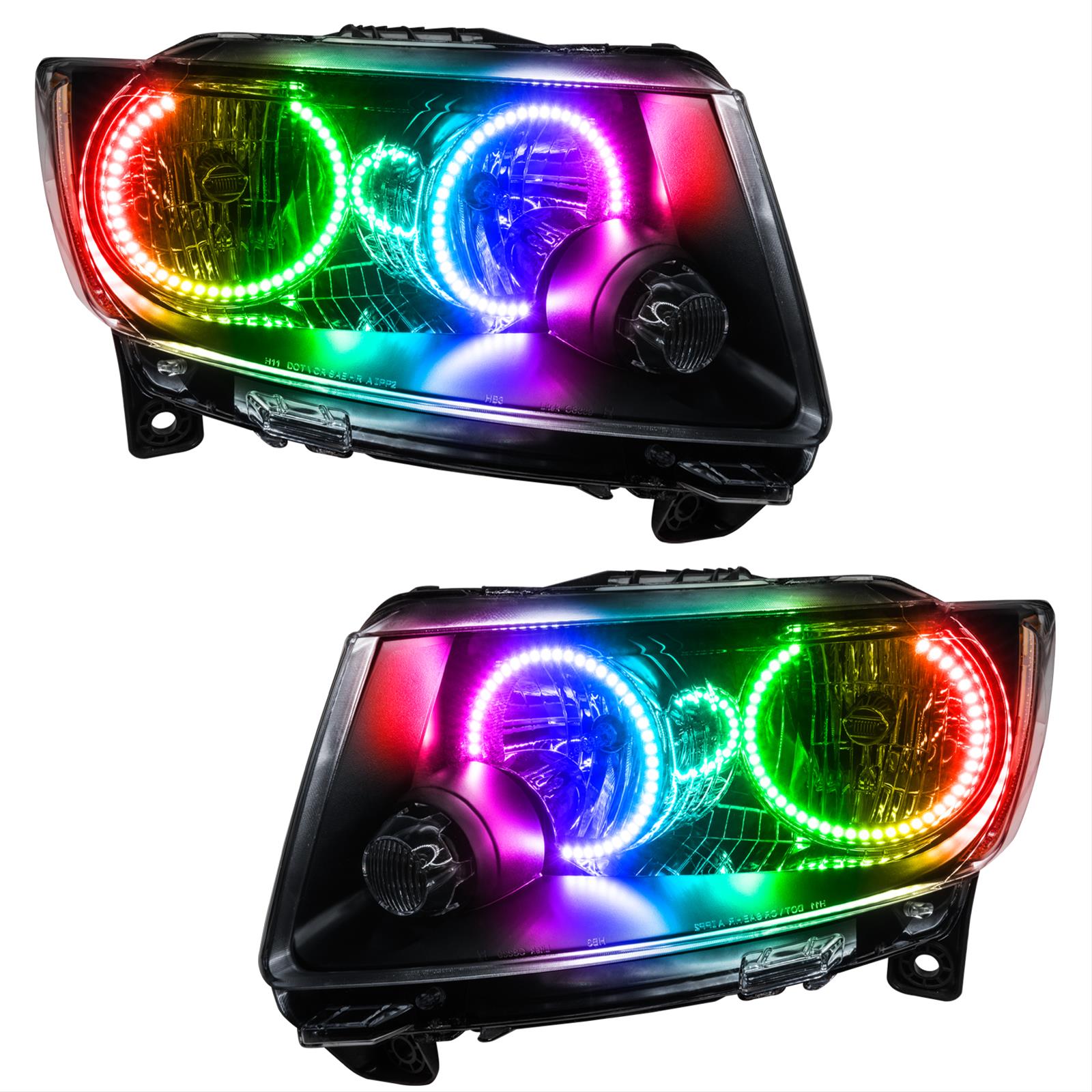 colorshift halo headlights