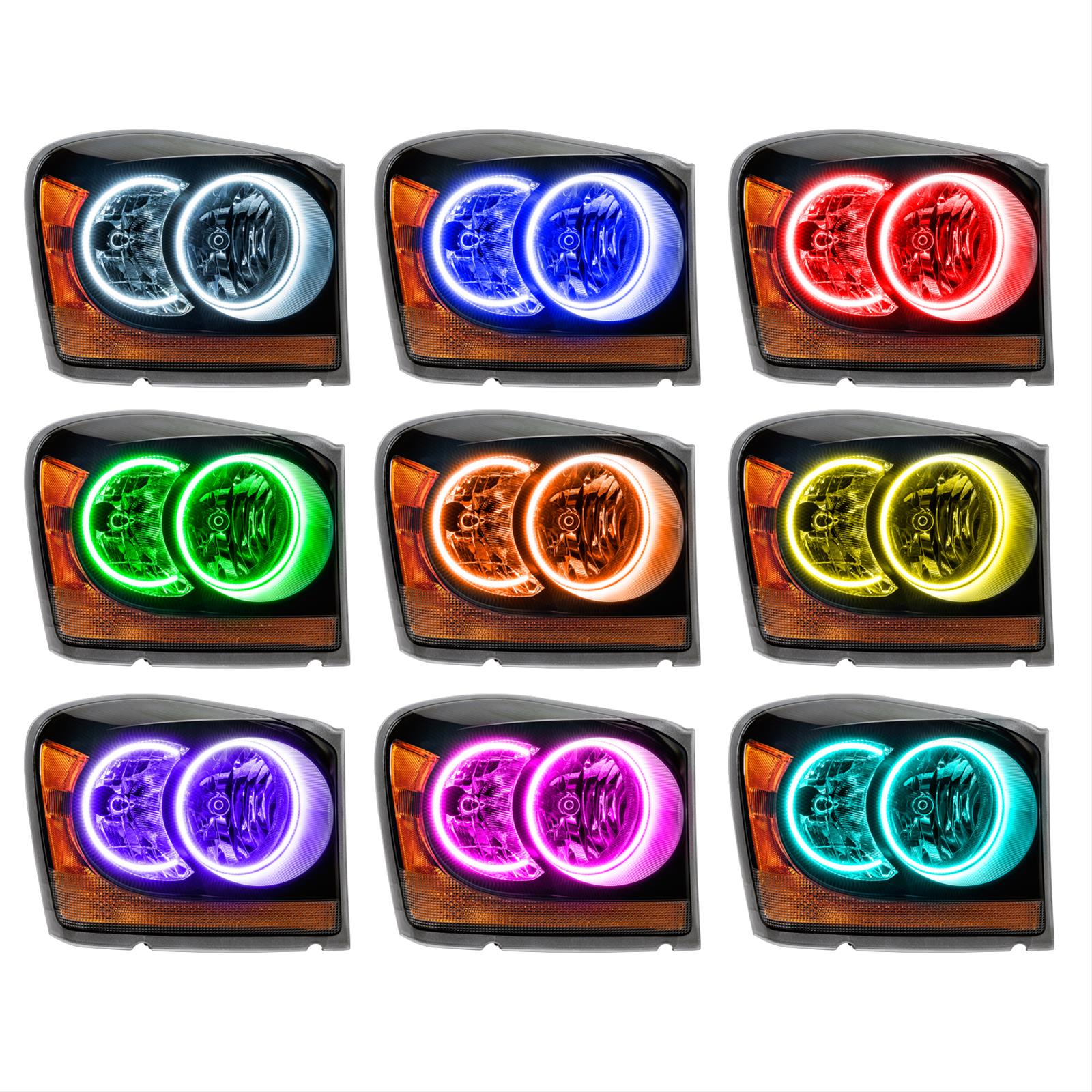 Oracle Lighting 7107504 Oracle ColorSHIFT Halo Headlights Summit Racing