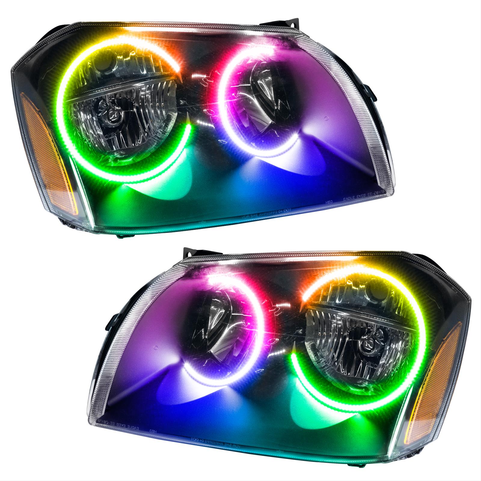 HALです Oracle Lighting 7156-333 Oracle ColorSHIFT Halo Headlights