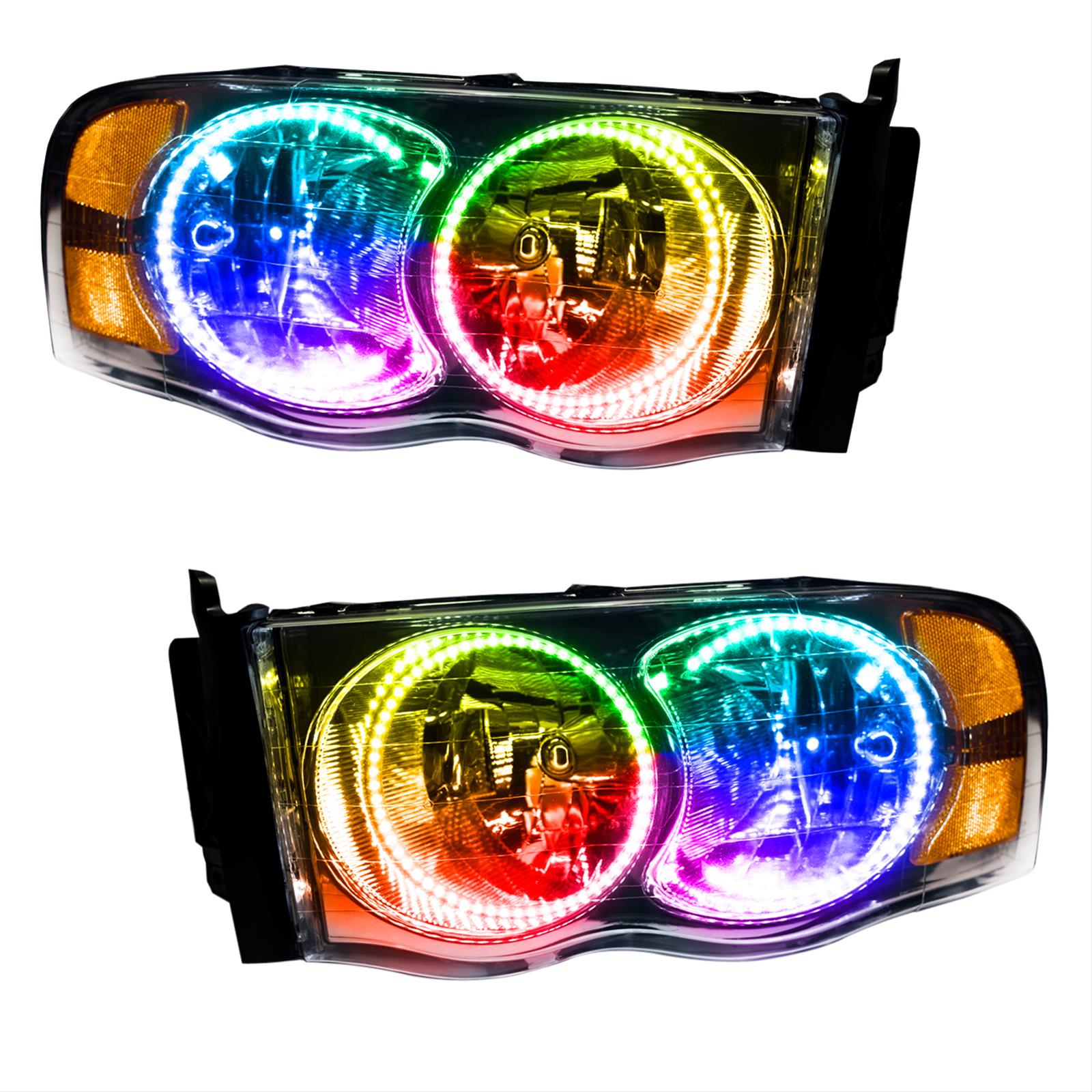 Oracle Lighting 7164333 Oracle ColorSHIFT Halo Headlights Summit Racing