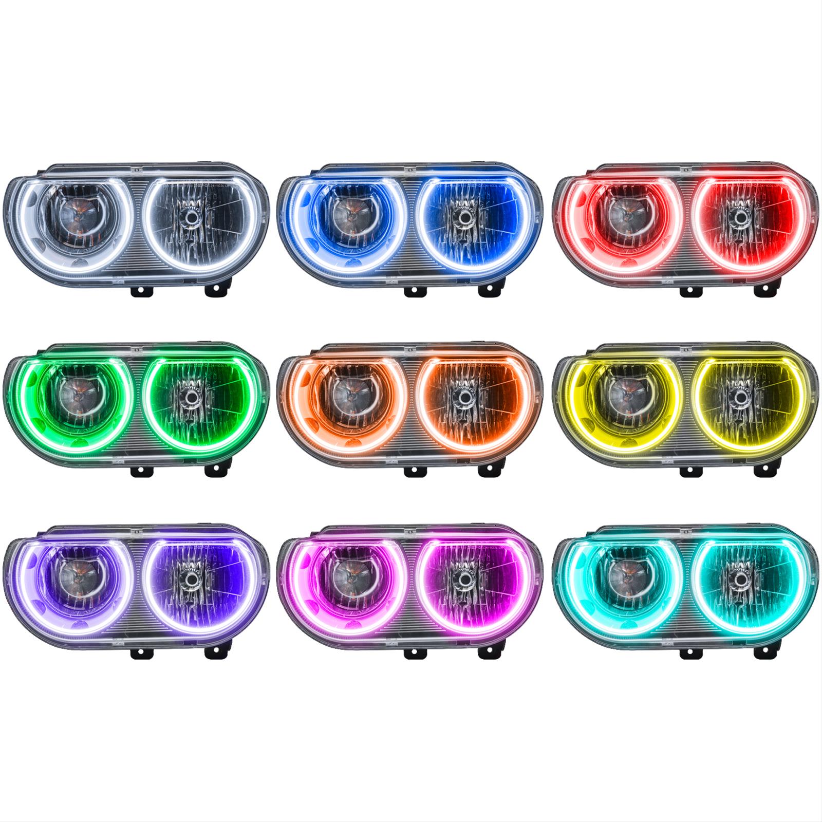 Oracle Lighting 7720333 Oracle ColorSHIFT Halo Headlights Summit Racing