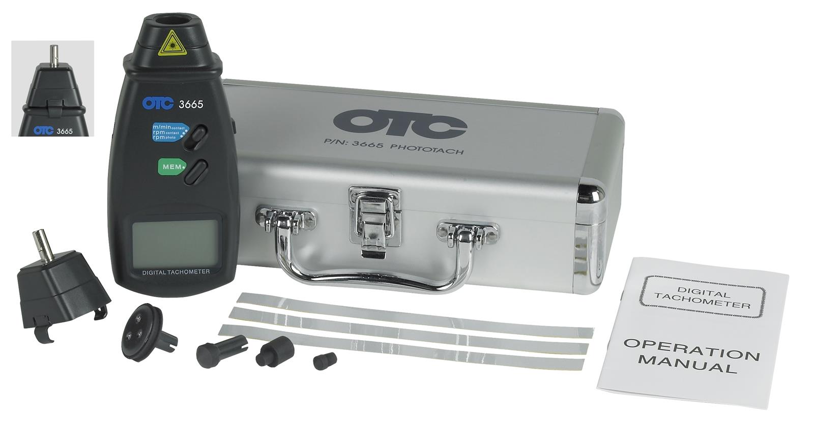 OTC Tools 3665 OTC PhotoTach Tachometer Readers Summit Racing