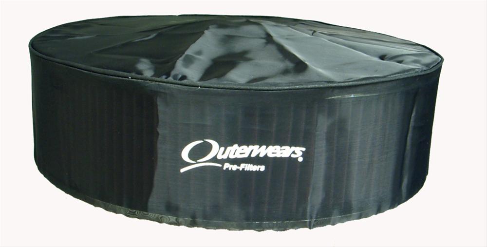 OUTERWEARS Rectangular Pre-Filter w/Top Black 10-1217-01 OUTERWEARS Rectangular Pre-Filter w/Top Black 10-1217-01
