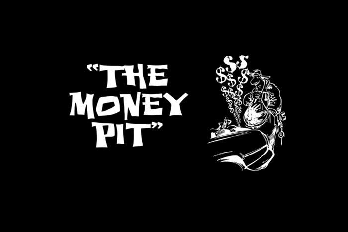 Fender Gripper Covers FG2307 Cover, Foam/Vinyl, Black, The Money Pit Logo, 22 in. x 34 in., Each thumbnail 2