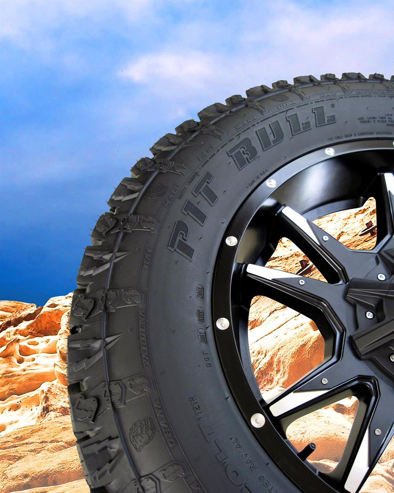 PitBull Tires PB1557RE PitBull PBX A/T Hardcore LT Radial Tires