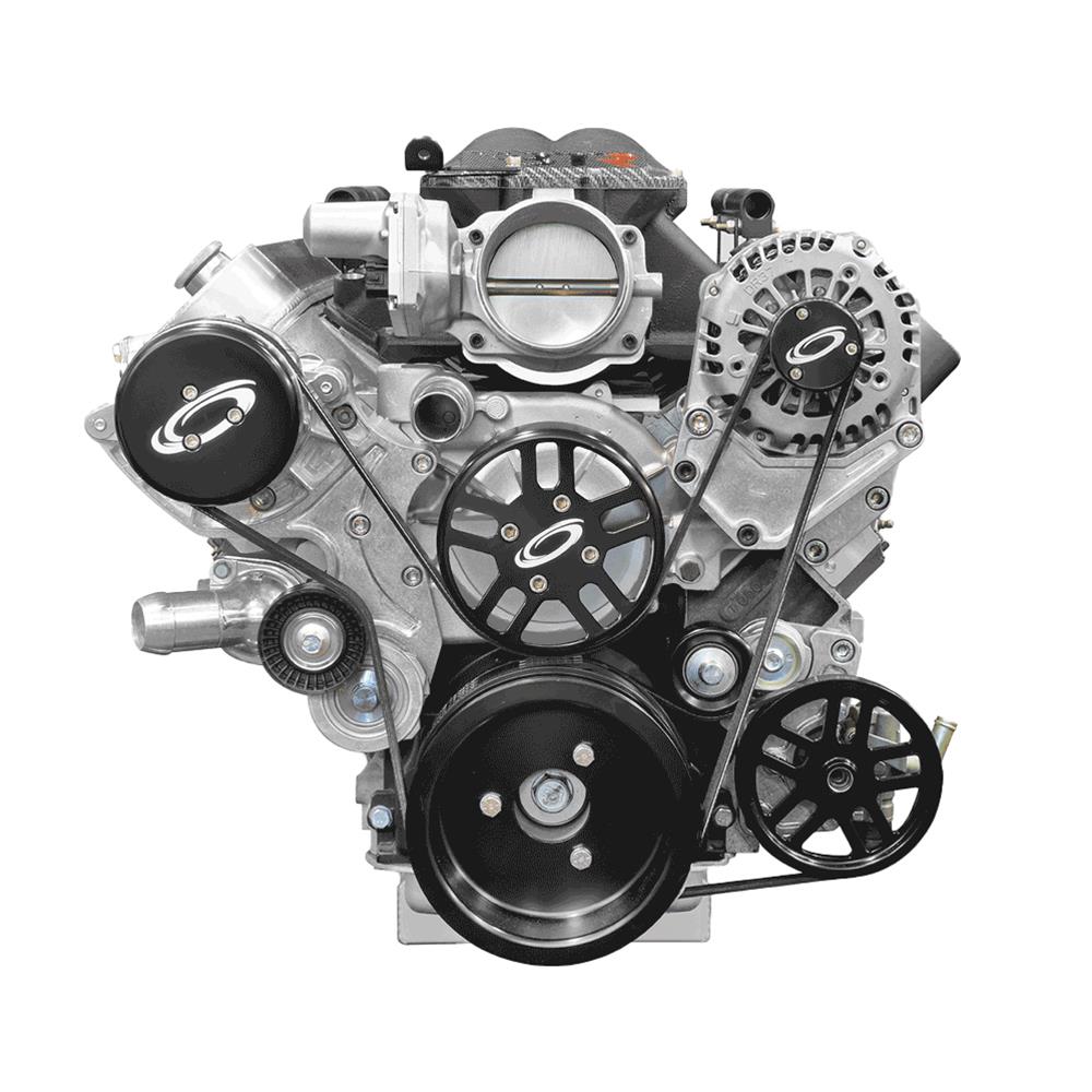 ProCharger 1LS300-PS-AC ProCharger Serpentine Accessory Drive Kits ...