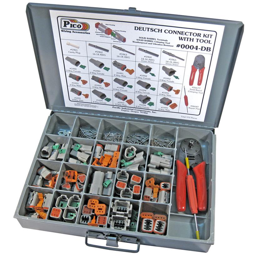 PICO Wiring 0004DB Pico Solid Barrel Deutsch Kits Summit Racing