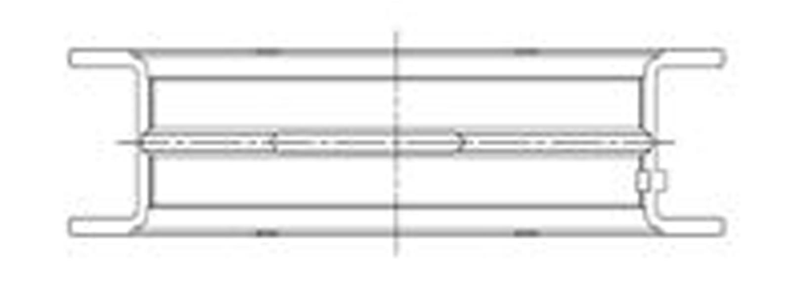 ACL Ford V8 351M-351W-400 Race Series Engine Crankshaft Main Bearing Set thumbnail 3