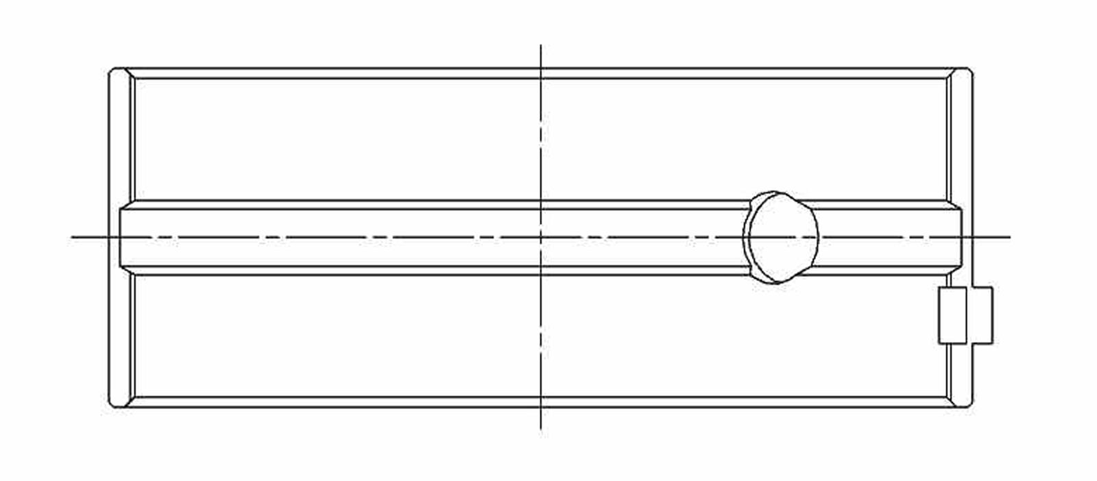 ACL Ford/Cosworth 2.0L (YB) Race Series Standard Size High Performance Main Bearing Set thumbnail 3