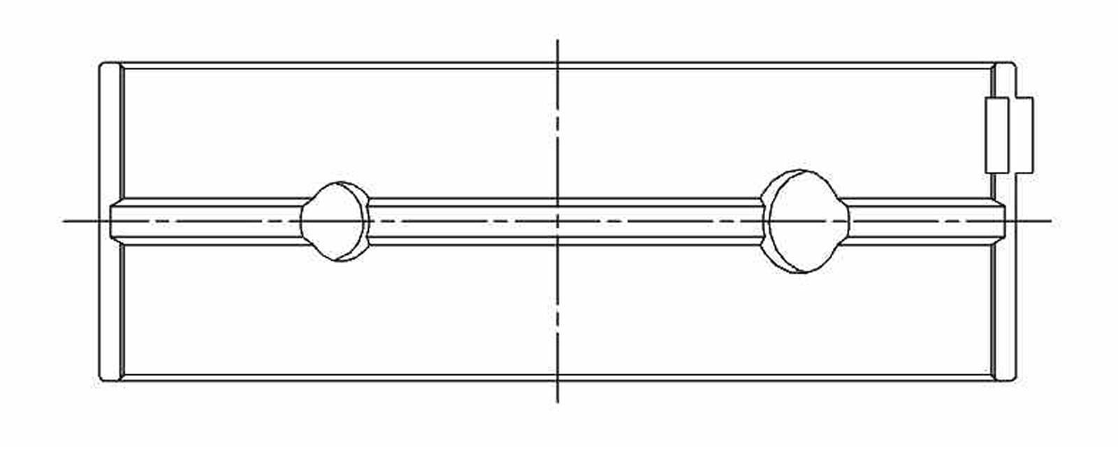ACL Nissan TD42 Standard Size High Performance Main Bearing Set thumbnail 3
