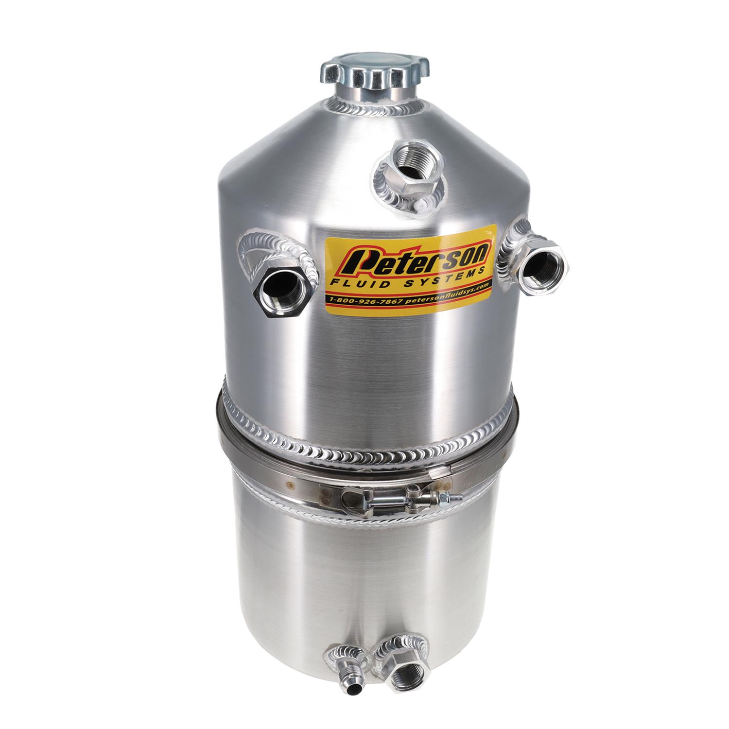 Peterson Fluid Systems Oil Tank 5 Gallon Dual In Female