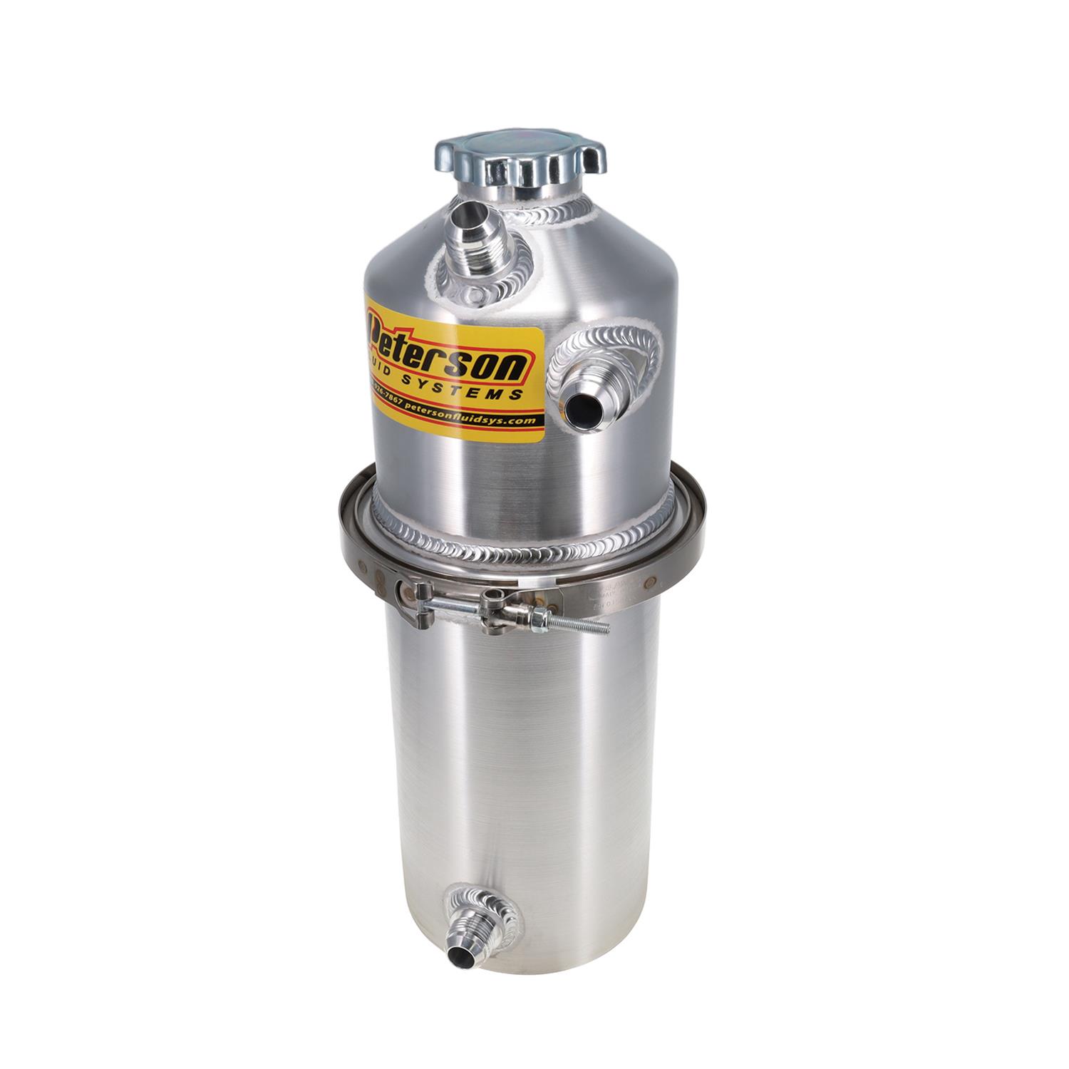 Peterson Fluid Systems Oil Tank 2 Gallon Single In Male
