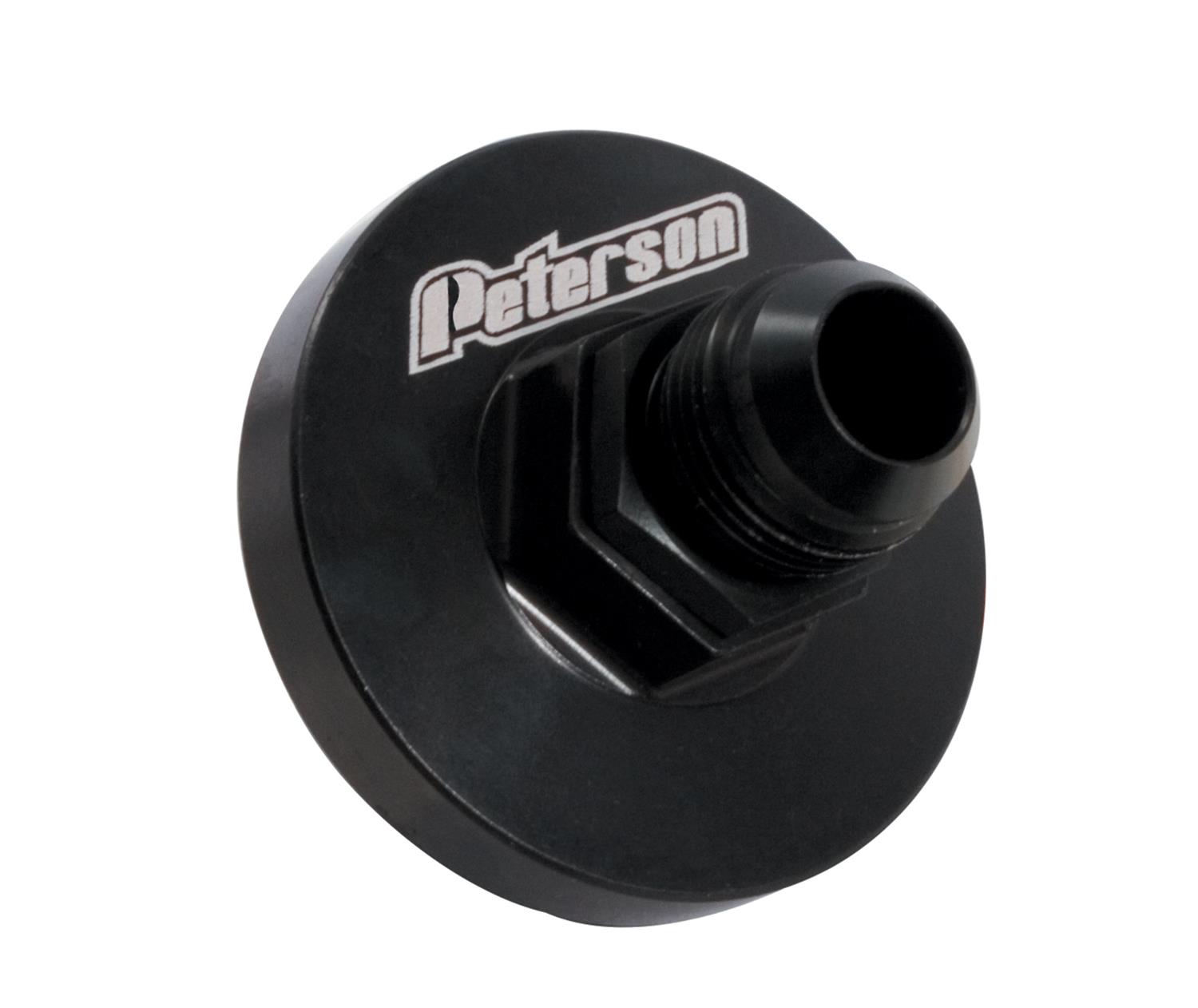 Peterson Fluid Systems Ford 302-460 -12AN Inlet Fitting Block Off Plate