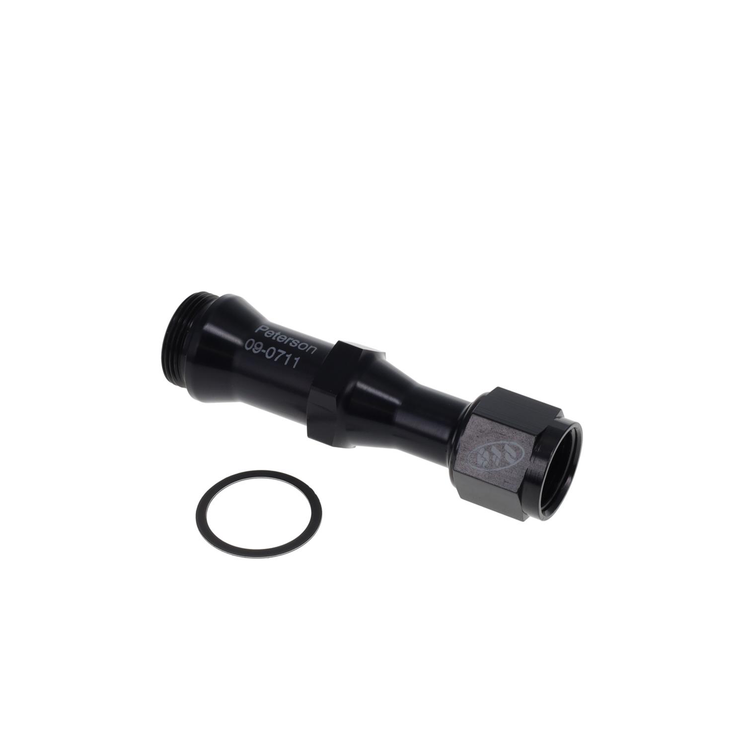 Peterson Fluid Systems Carb Filt -8AN B-Nut Long 60 Micron