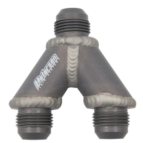 Peterson Fluid Systems Y-Manifold -20AN Male To -16/16