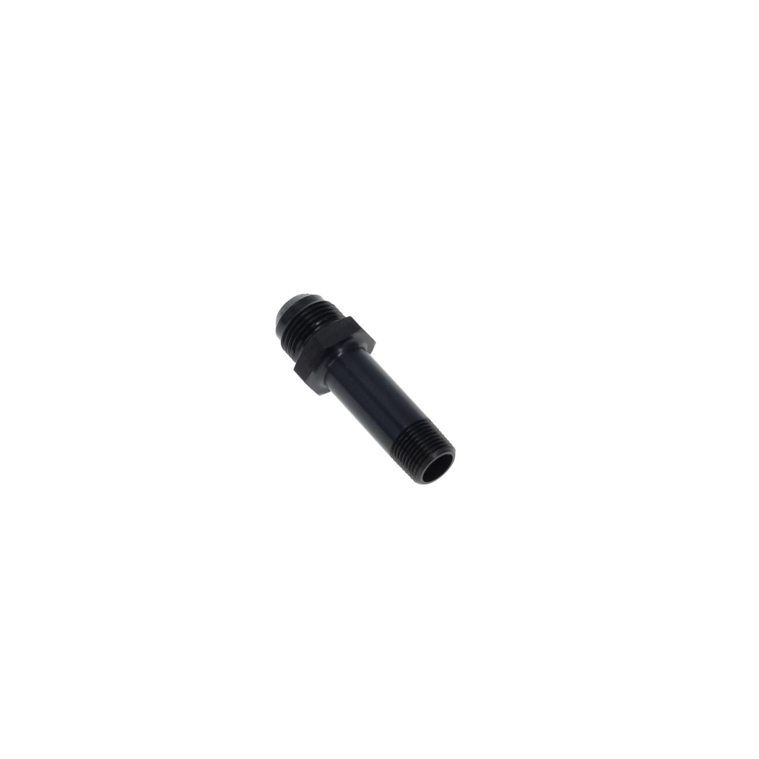 Peterson Fluid Systems Oil Inlet Fitting -10AN x 3/8 x 3 S
