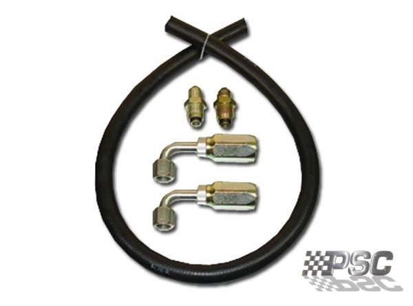 PSC Power Steering Line Conversion Hose Kits HK2025 Hose, High-pressure, Nitrile Rubber, Black, 36.00 in. of Hose, Kit