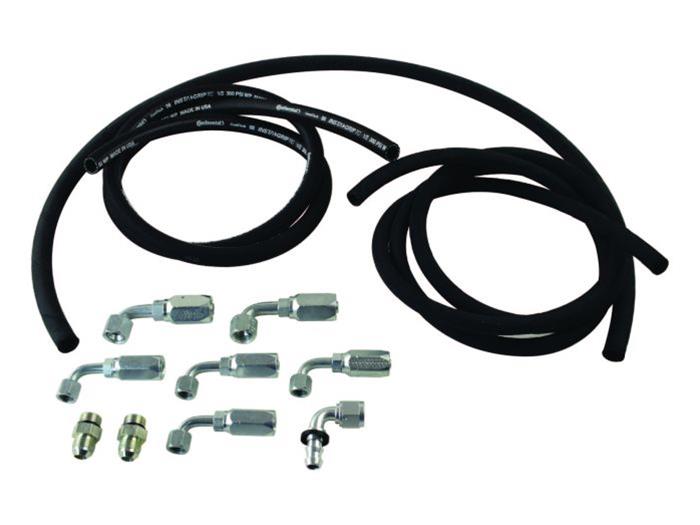 PSC Power Steering Line Conversion Hose Kits HK2085 Hose, High-pressure, Low-Pressure, Nitrile Rubber, Black, 144.00 in. of Hose, Kit