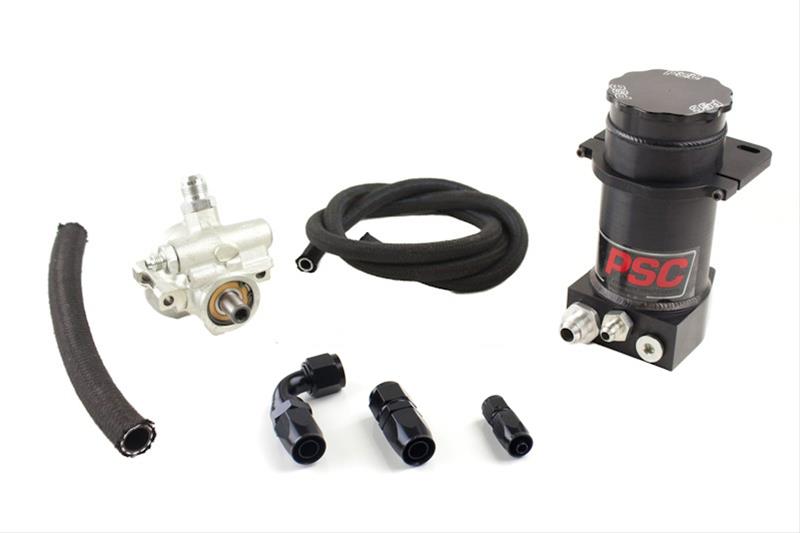 PSC Pro Touring Power Steering Pumps PK1100X-A Pump, Touring, GM Type 2, -6 AN Male Threads Inlet, -10 AN Male Threads Outlet, Each thumbnail 2