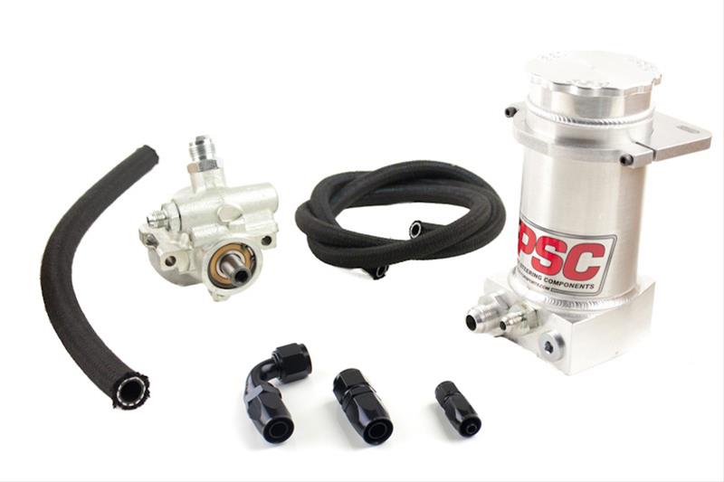 PSC Pro Touring Power Steering Pumps PK1100X Pump, Touring, GM Type 2, -6 AN Male Threads Inlet, -10 AN Male Threads Outlet, Each thumbnail 2