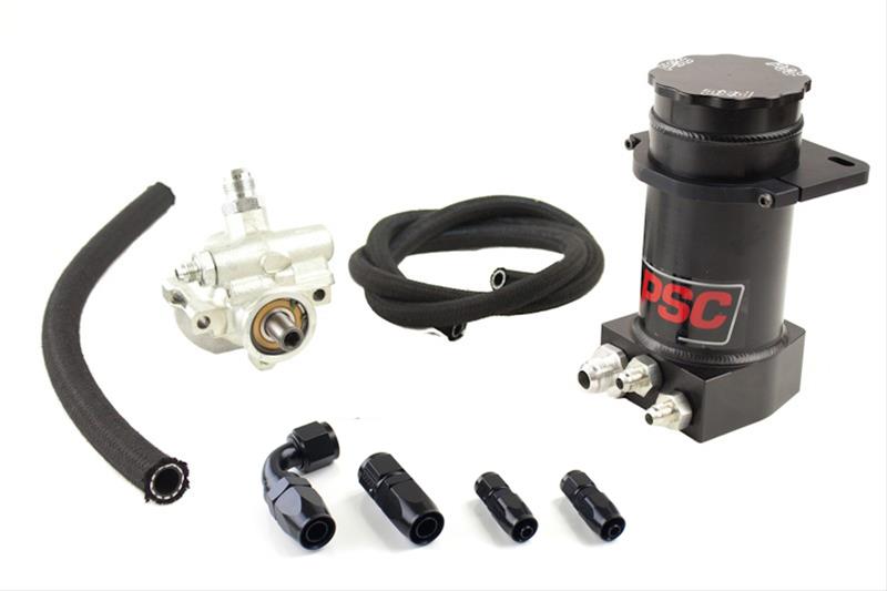 PSC Pro Touring Power Steering Pumps PK1100XH-A Pump, Touring, GM Type 2, One -6 AN Male Threads Inlet, Two -10 AN Male Threads Outlets, Each thumbnail 2