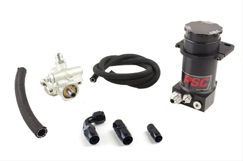 PSC Pro Touring Power Steering Pumps PK1150X-A Pump, Touring, GM Type 2, -6 AN Male Threads Inlet, -10 AN Male Threads Outlet, Each thumbnail 2