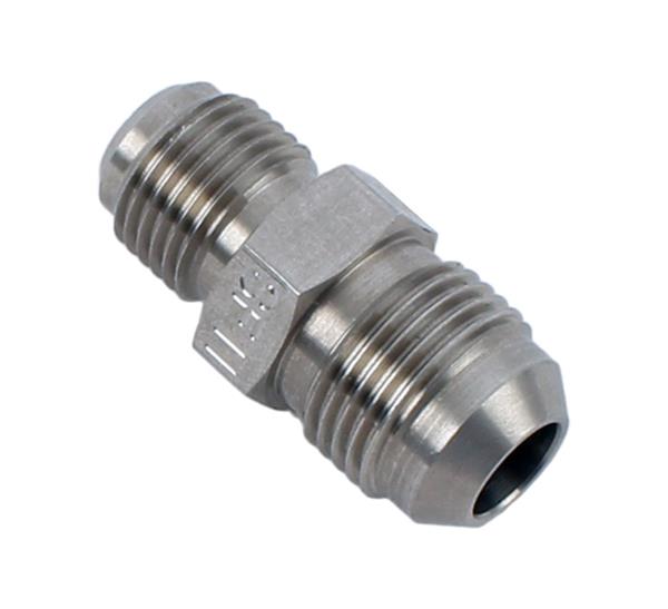 PSC AN to Inverted Flare Fittings SF11 Fitting, Adapter, Flare, Straight, Steel, Zinc, -8 AN, M16 x 1.5 O-ring, Each