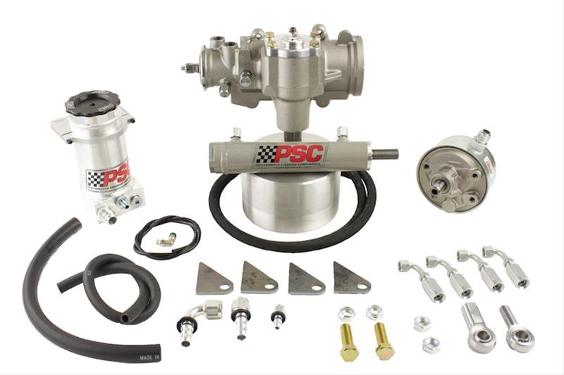PSC Hydraulic Assist Steering Systems for 1987-1989 WRANGLER - SK210 Box, Steering, Cast Iron, Black, Cylinder, Pump, Jeep, Kit thumbnail 2