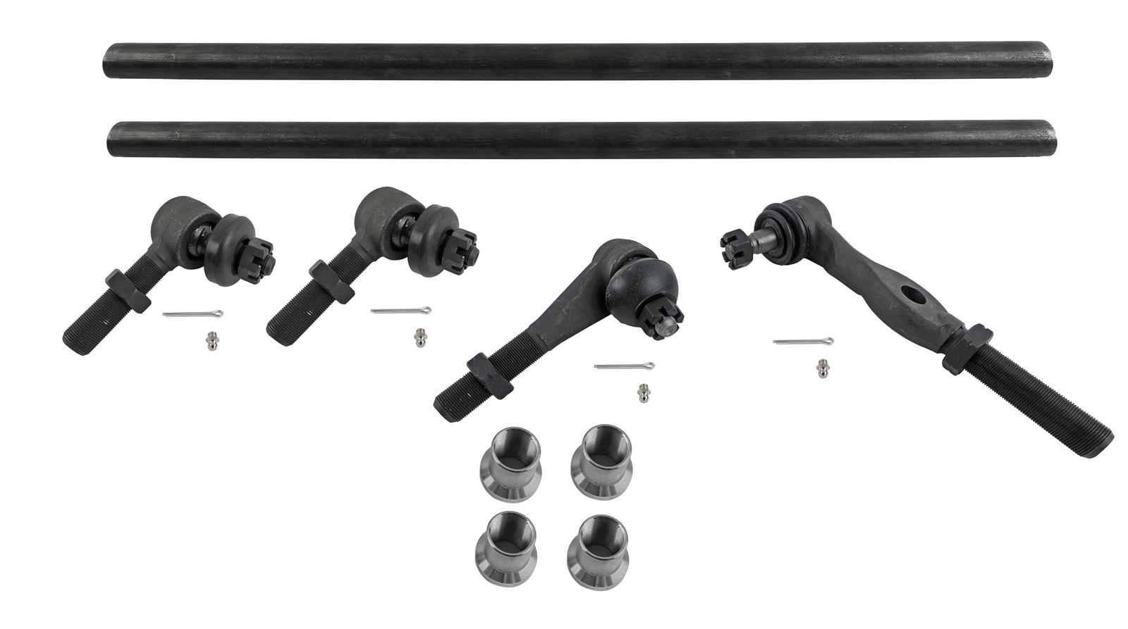 PSC Extreme-Duty Tie Rod Kits TR110XD Steering Linkage System, Extreme Duty, 1-Ton Ends, 1.500 in. Ends and DOM Tubing, Jam Nuts, Hydraulic Steering, Dana 60, Kit