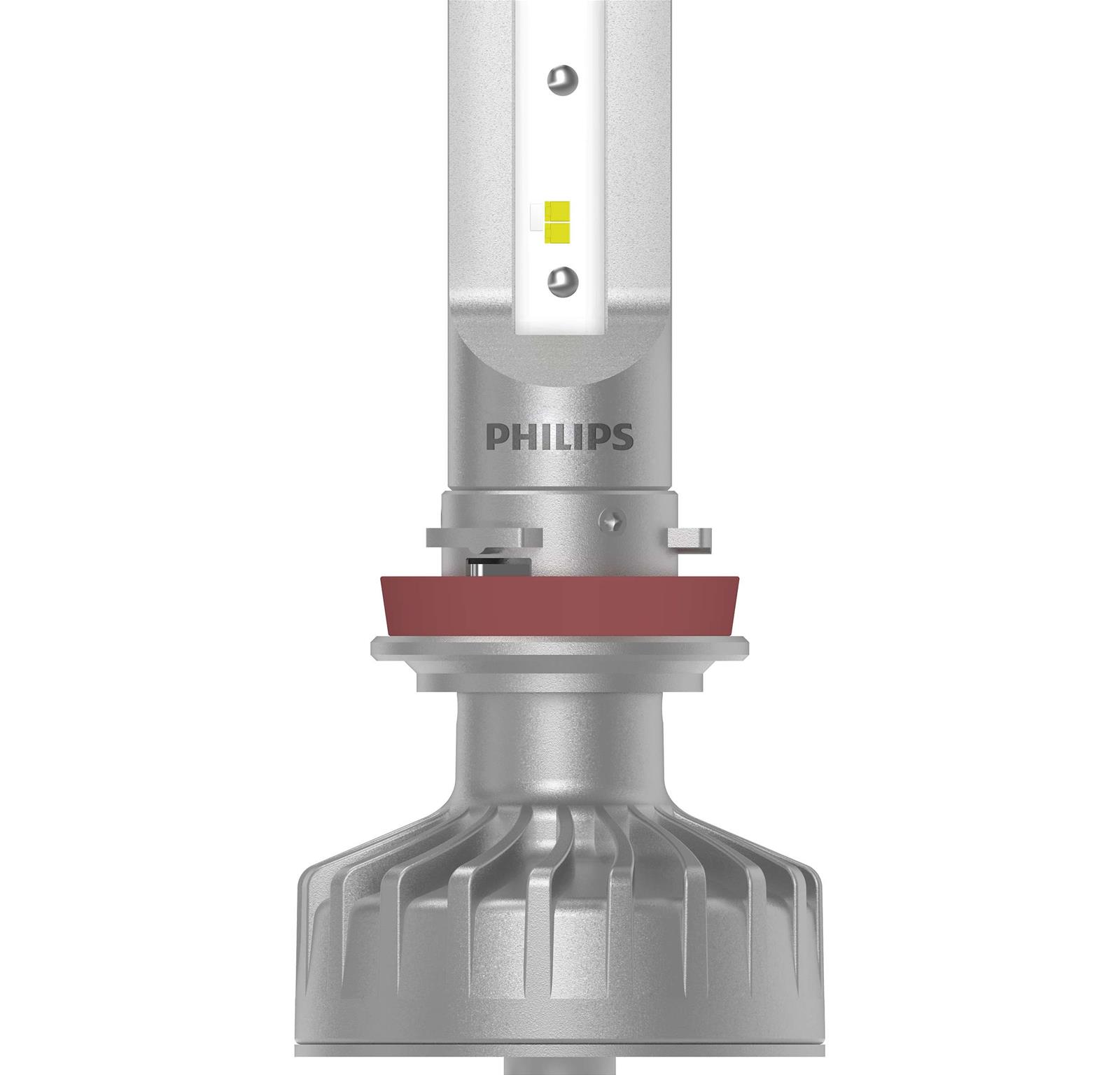 Philips Auto Lighting H11 Philips Ultinon LED Light Bulbs Summit Racing