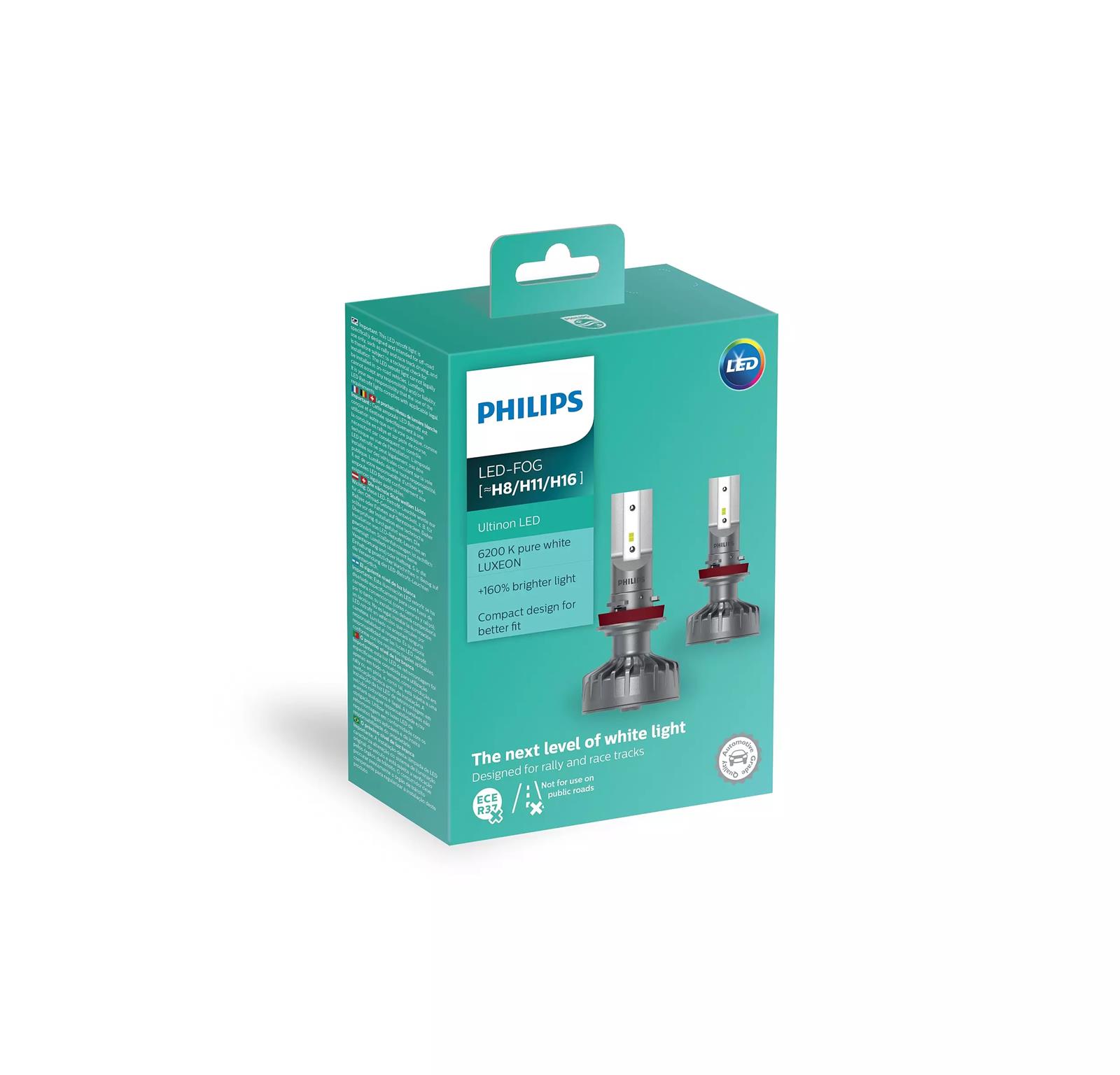 Philips Auto Lighting H11 Philips Ultinon LED Light Bulbs