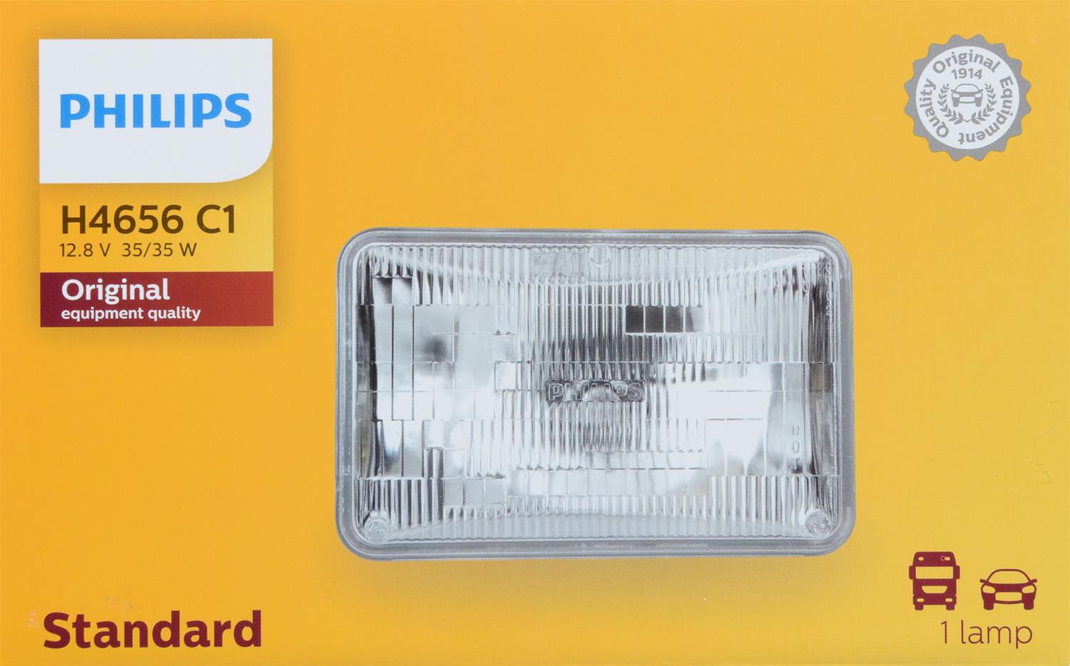 Philips Auto Lighting H4656C1 Philips Standard Sealed Beam