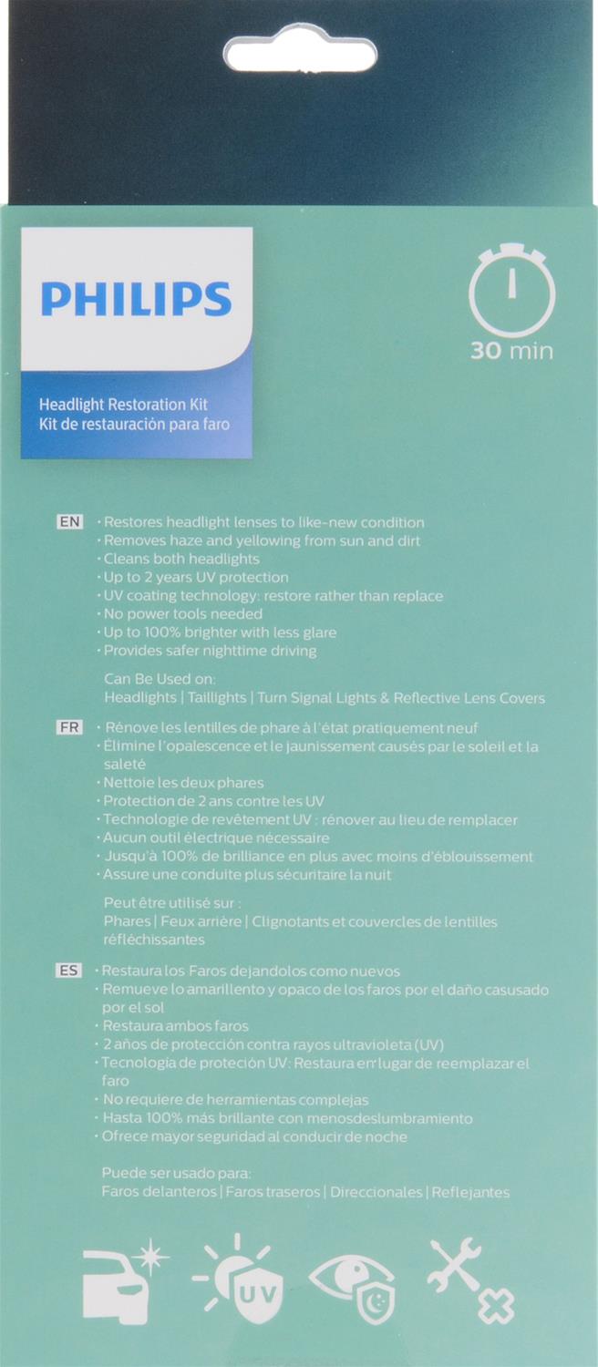 Philips Auto Lighting HRK00XM Philips Headlight Restoration Kits