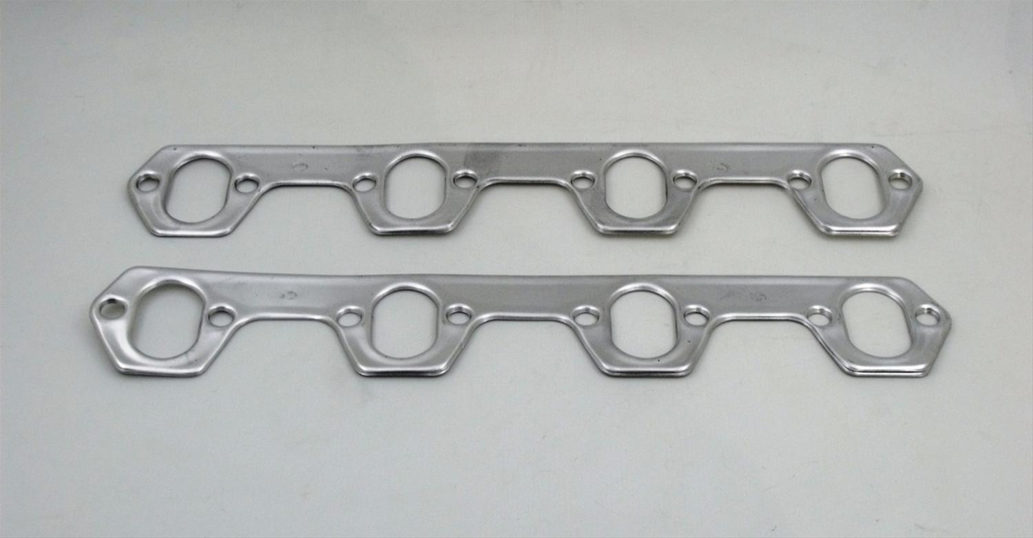 Patriot Seal-4-Good Header Gaskets 66018 Exhaust Gaskets, Header, Seal-4-Good, Aluminum, Oval Port, Ford, Small Block, Pair