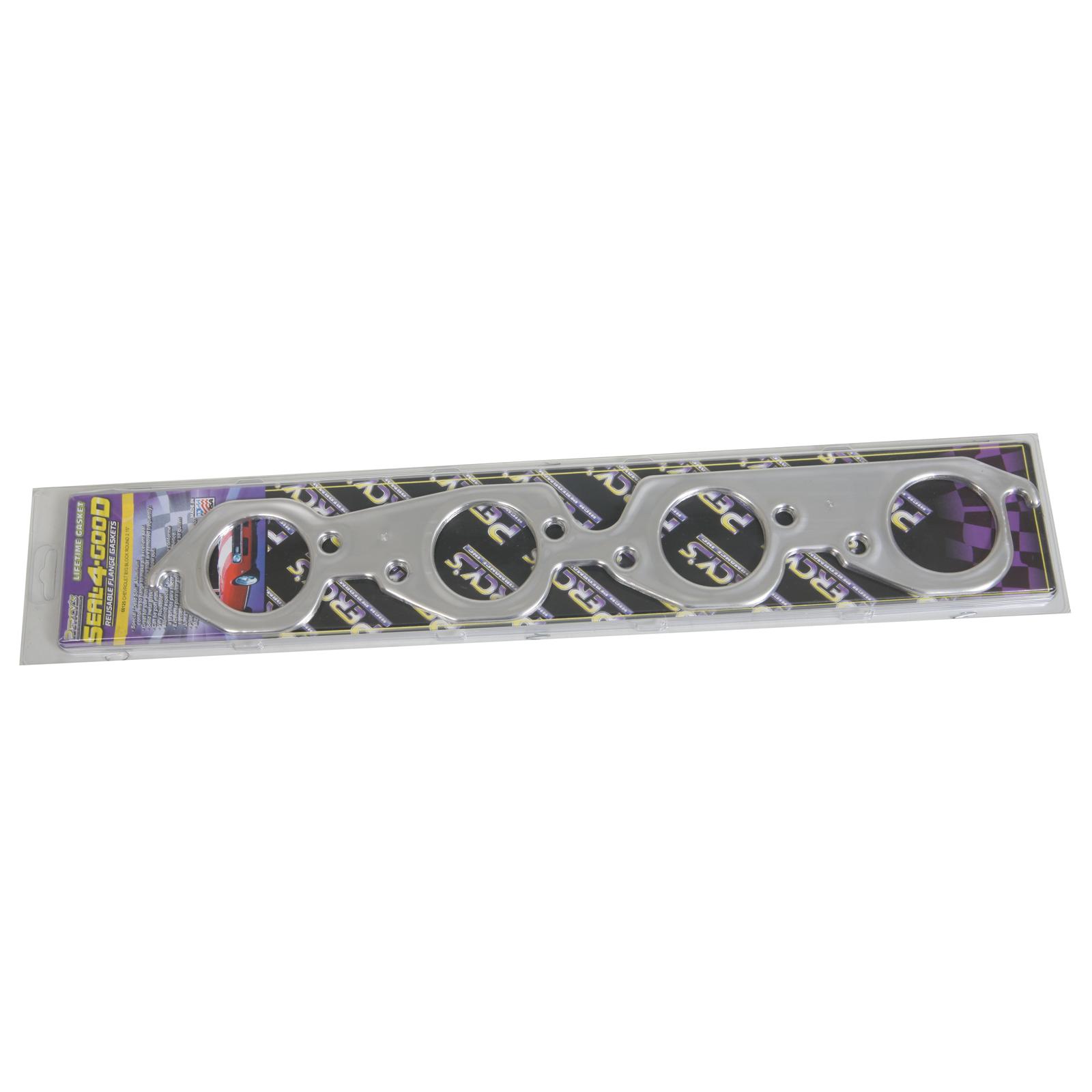 Patriot Seal-4-Good Header Gaskets 66125 Exhaust Gaskets, Header, Seal-4-Good, Aluminum, 2.15" Round Port, Chevy, Big Block, Pair