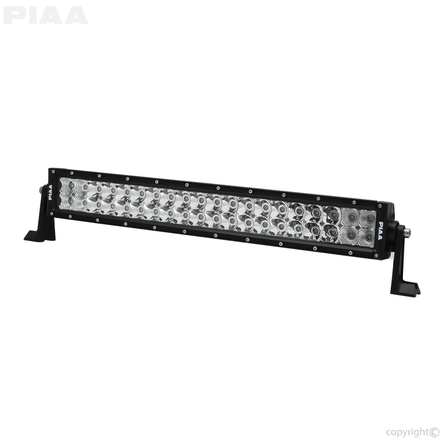 PIAA Light Bars, Pods and Fog Lights 26-06120 Auxiliary Light, Quad Series 20" Dual Row LED Bar Kit in Combo Beam