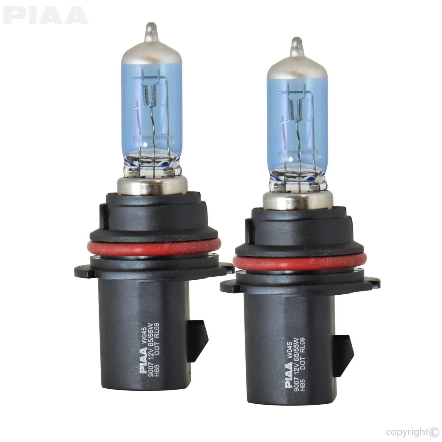 PIAA Light Bulbs HE-961 Bulb, 9007 (HB5) Xtreme White Hybrid Twin Pack - 3900K - 12V 65/55W