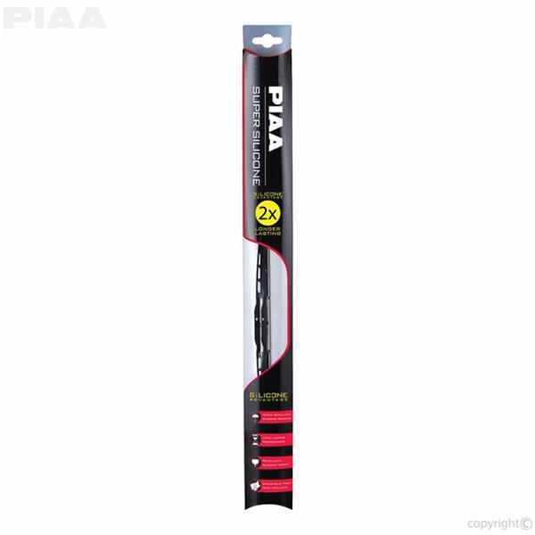 PIAA Super Silicone Wiper Blades 95050 Blade, Silicone, Black Steel Frame, Black Blade, 20 in., Each thumbnail 5