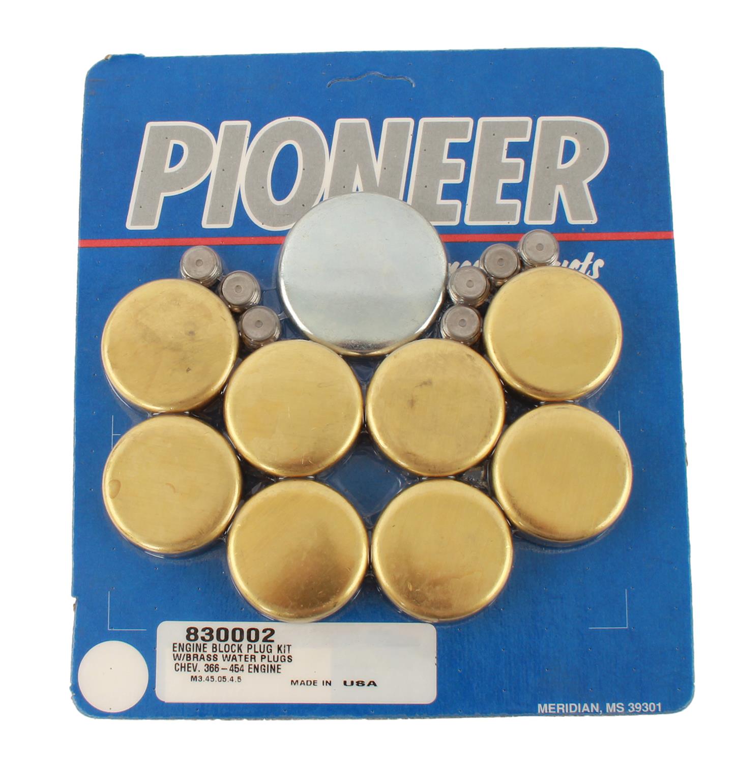 CHEVROLET Pioneer Automotive 830002 Pioneer Performance Freeze Plugs