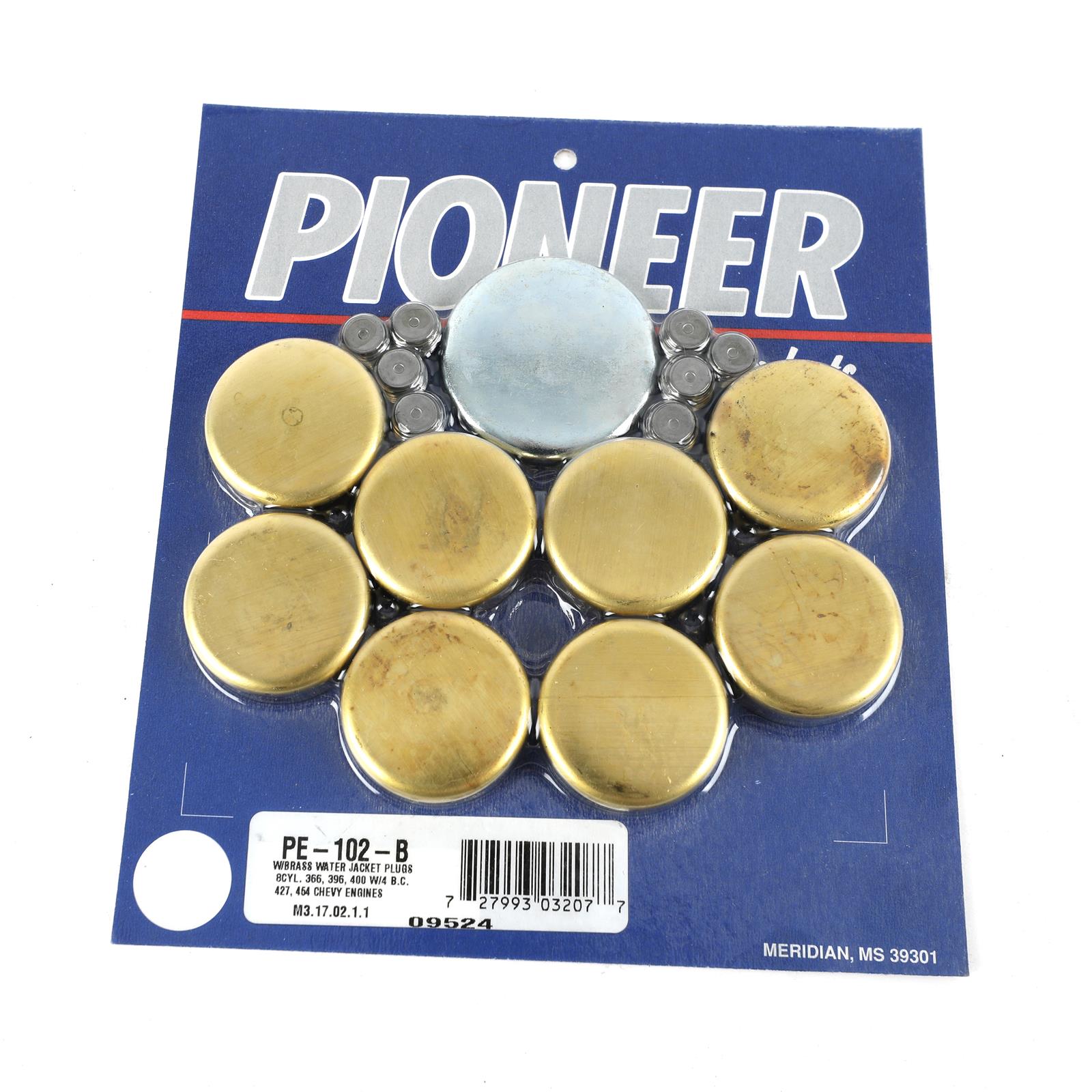 Pioneer 400 Chevy Freeze Plug Kit - Brass Pioneer 400 Chevy Freeze Plug Kit - Brass
