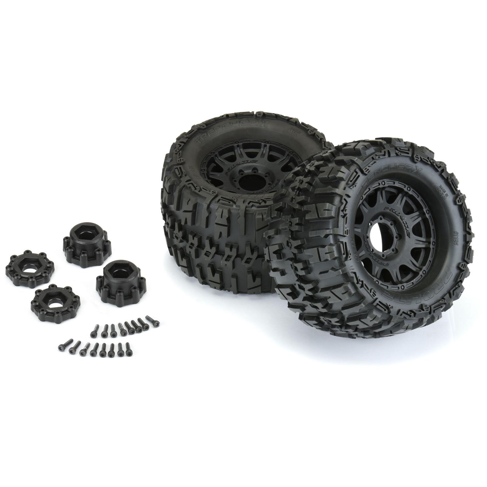 Proline Racing PRO118410 Pro-Line Trencher X F/R 3.8 in. Mounted