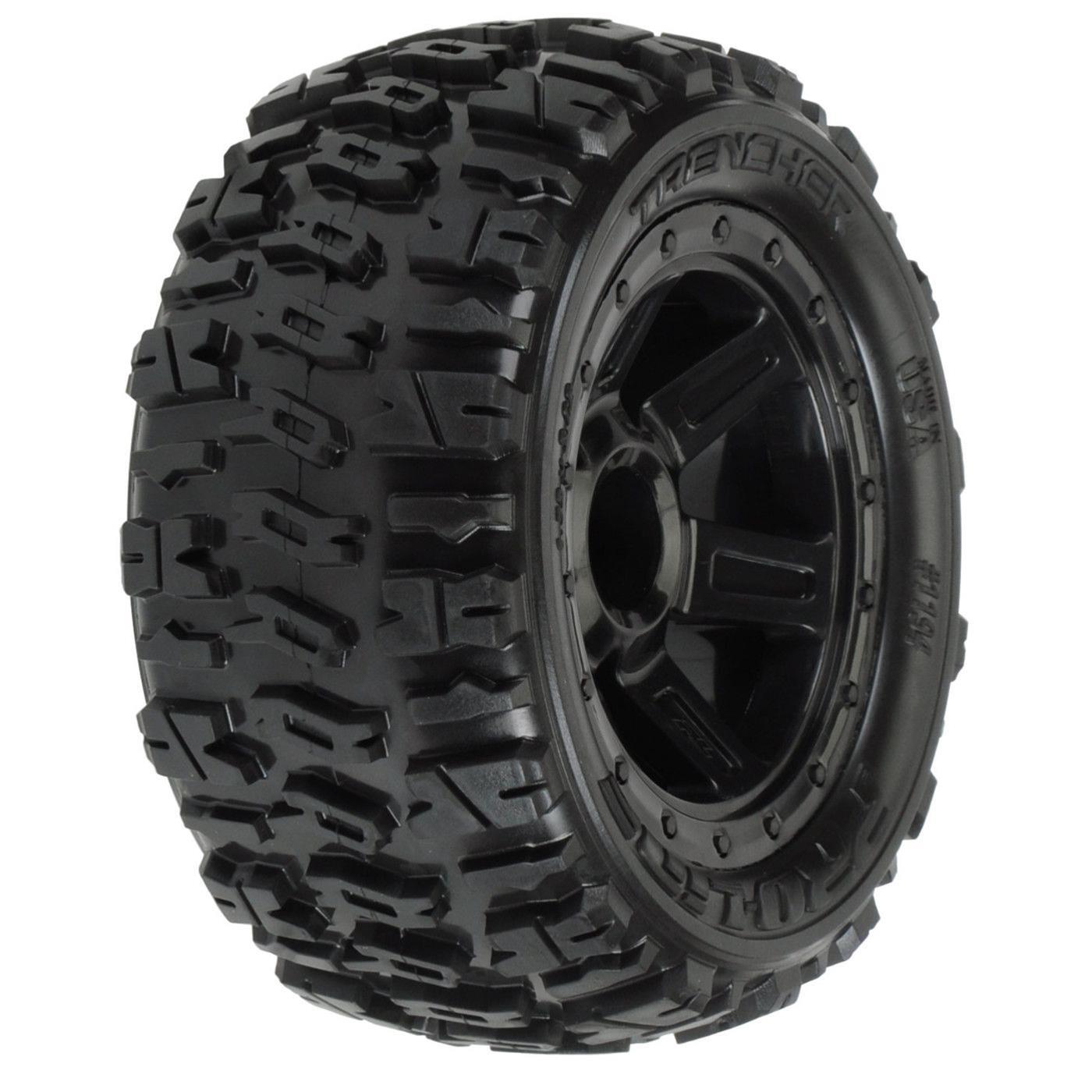 PROLINE TRENCHER 新品ホイル組み込み済み Pro-Line Trencher X SC Tires on Raid 6x30 Adjustable 12mm