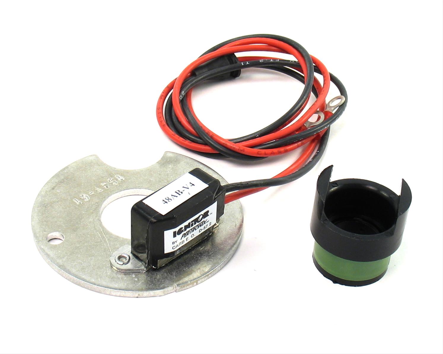 PerTronix Ignitor® Solid-State Ignition Systems 1541 Electronic Distributor Conversion Kits, Solid-State, Hall Effect, 12 V, Negative Ground, Single Point, Prestolite, IAD Series, L4, Kit