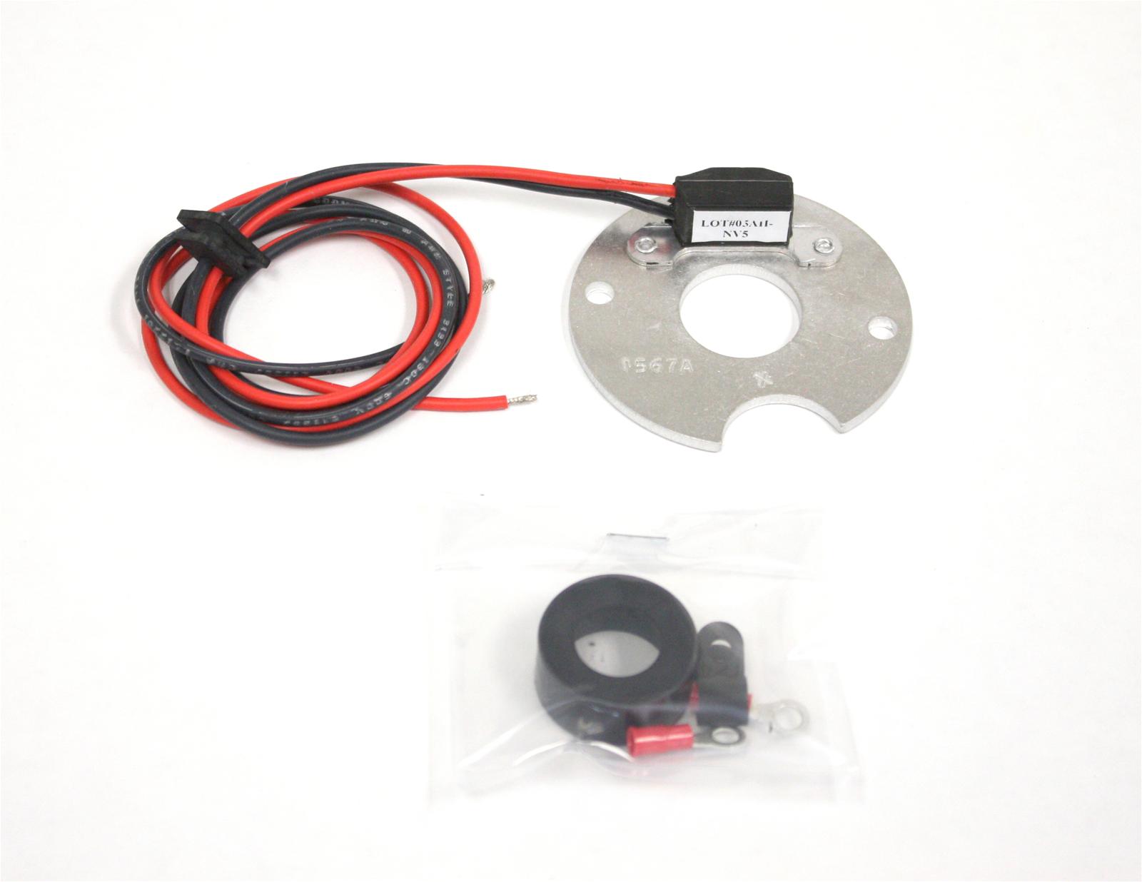 PerTronix Ignitor® Solid-State Ignition Systems 1567A Solid State System, Hall Effect, 12 V, Negative Ground, IGC-4279A Distributor, Kit