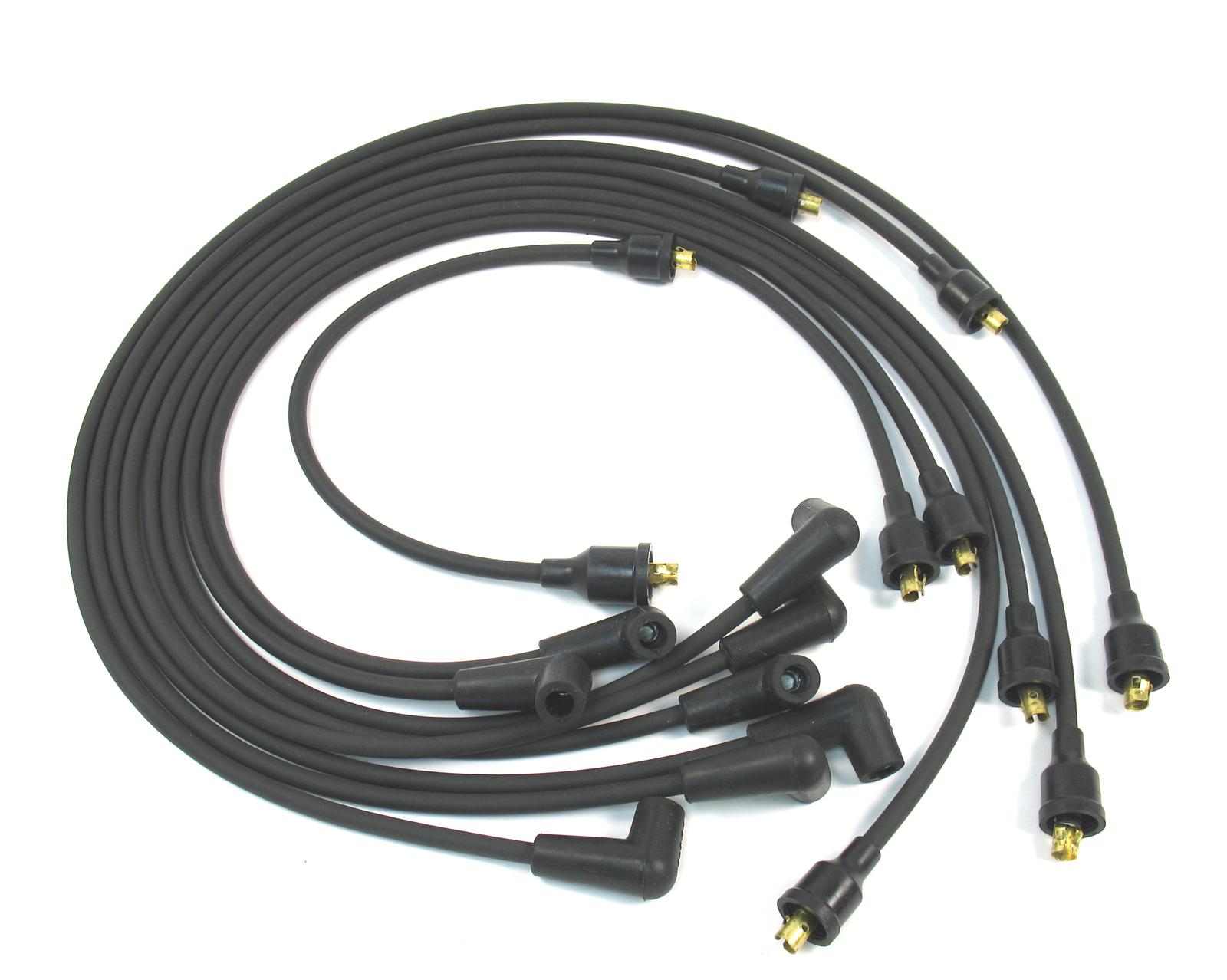 Pertronix Spark Plug Wire Flame Thrower Set 7mm V8 Black Free Shipping
