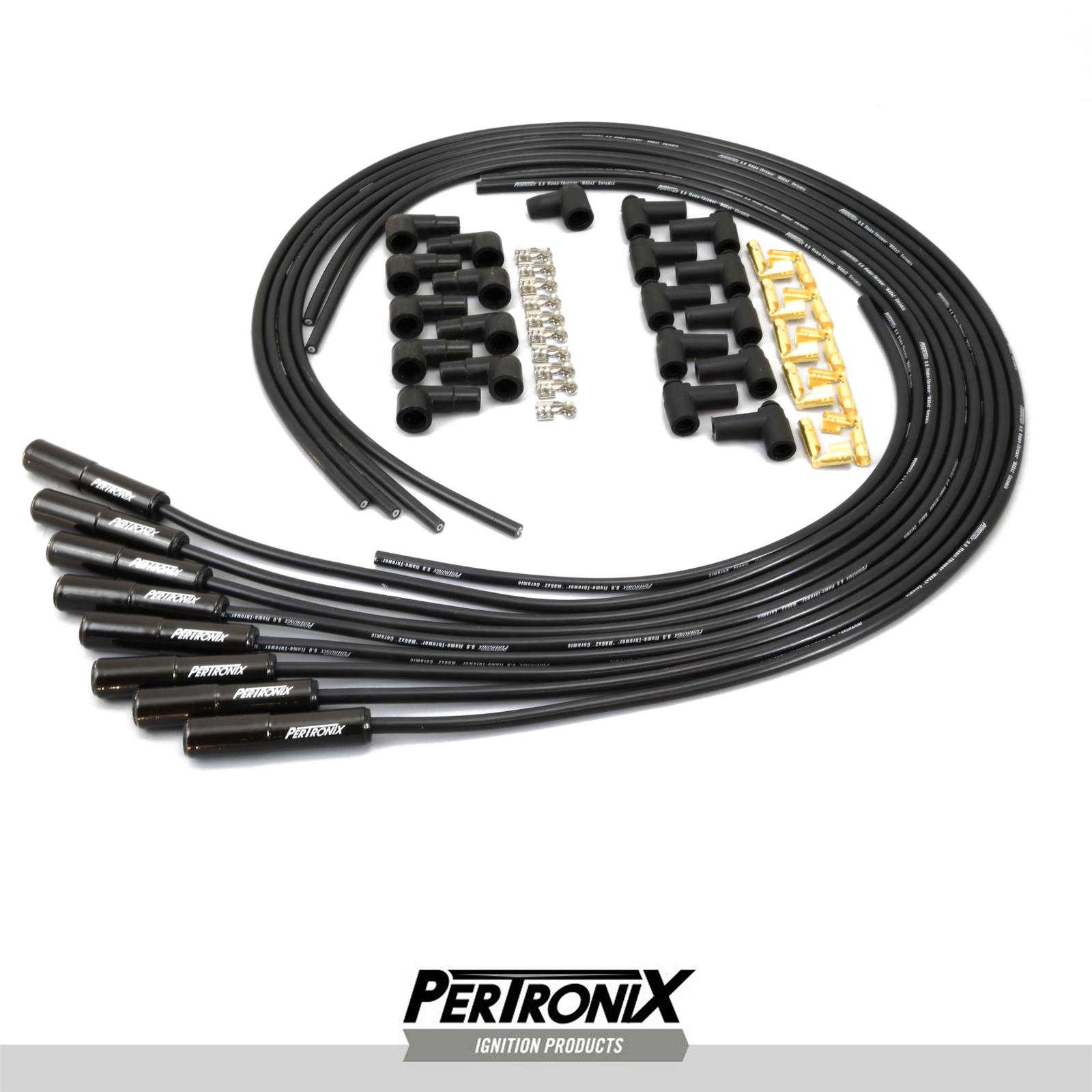ハチ PerTronix 828280HT PerTronix Flame-Thrower Spark Plug Wire Sets