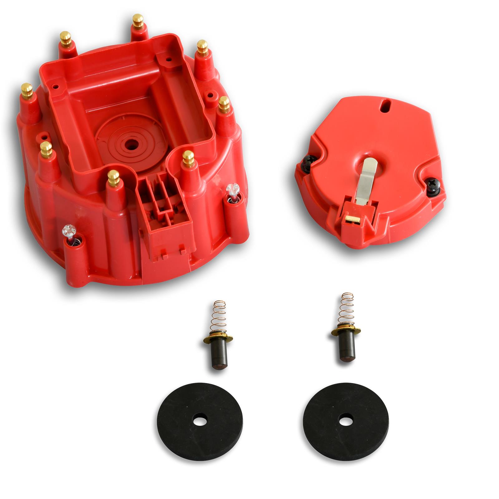 PerTronix Distributor Cap and Rotor Kits D4011 Kits, HEI Distr & Kit red