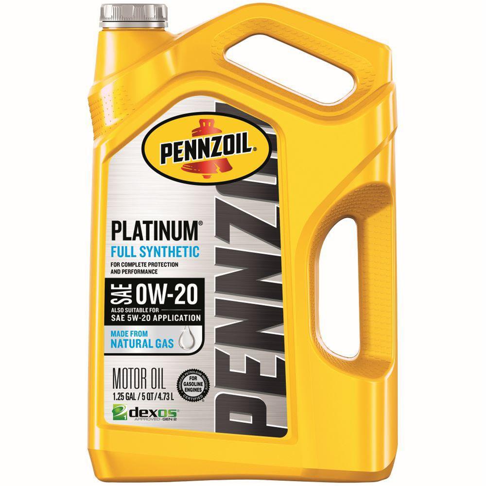 Pennzoil PENZ020S5QU Pennzoil Platinum Motor Oil With PurePlus 