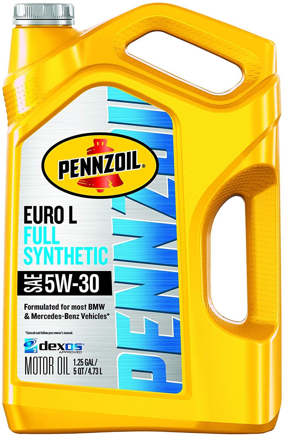 Pennzoil 550051123 Pennzoil Platinum Euro Motor Oil with PurePlus