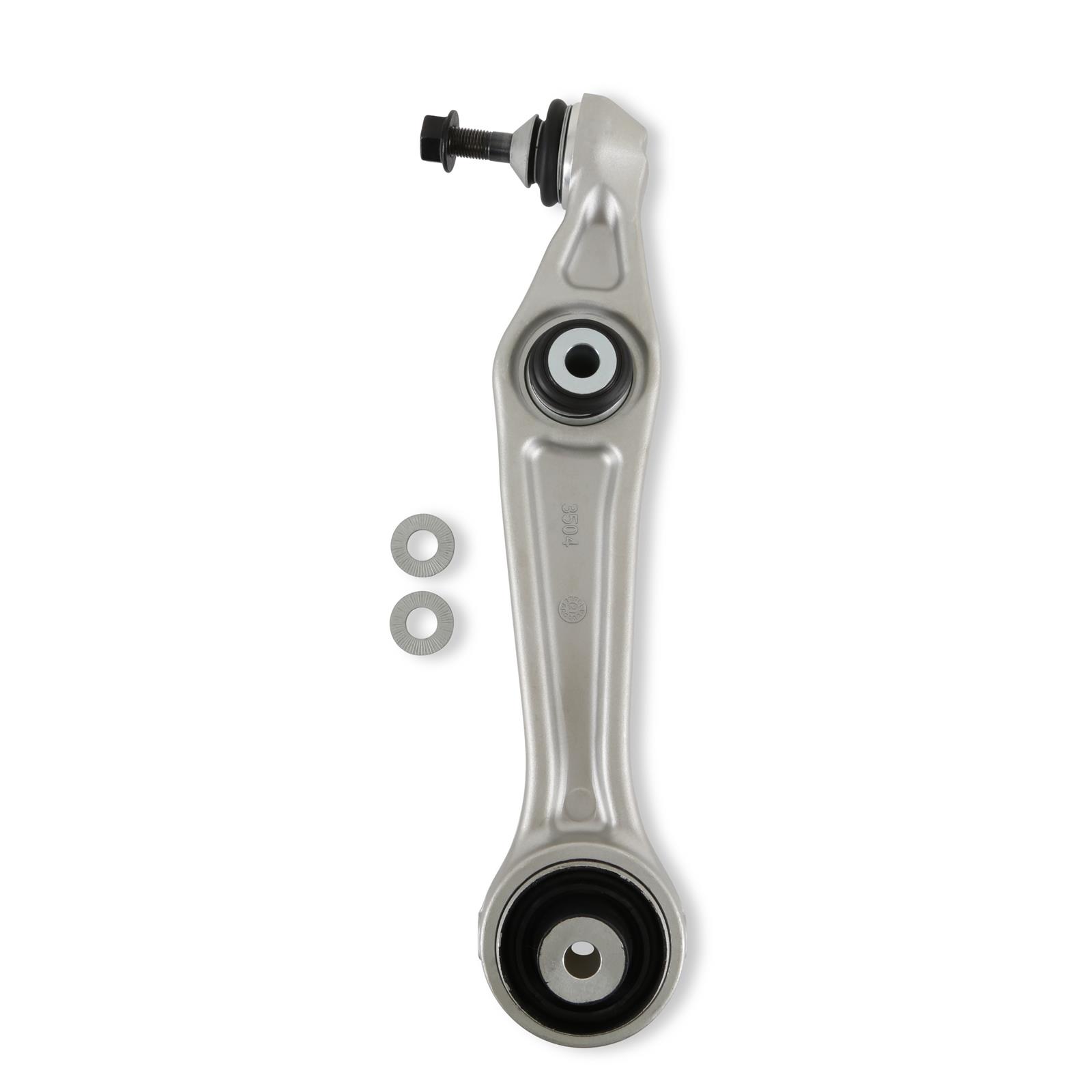 Proforged Control Arm Assemblies for 2012-2020 S, 2016-2020 X - 108-10262 Arm, Front Lower Rearward, Stock Style, Rubber Bushings, Natural, Aluminum, Tesla, Each thumbnail 5